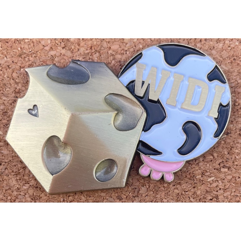 WIDI Cow & Cheese Destination Imagination DI Trading Pin Lot Wisconsin Lapel Hat